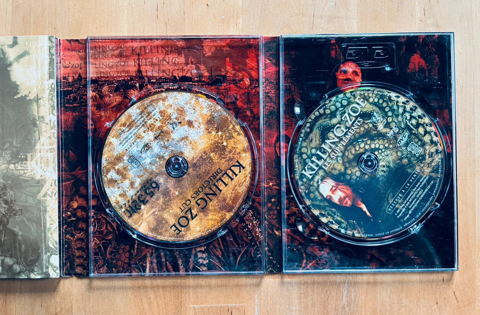 Coffret DVD Killing Zoe de Roger Avary edição colecionador. – photo 4